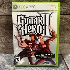 5 for $60 guitar hero 2 game x box 360